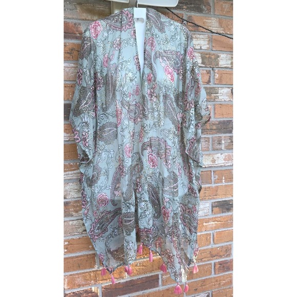 Cato Other - Cato Cover Up Kimono multi color top One Size
